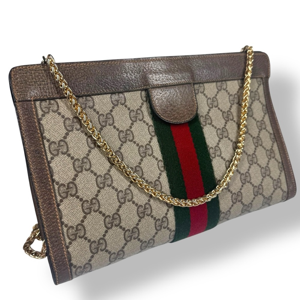 Gucci Ophidia Sherry line GG Monogram Accessory Collection Clutch Crossbody Bag - Picture 3 of 17